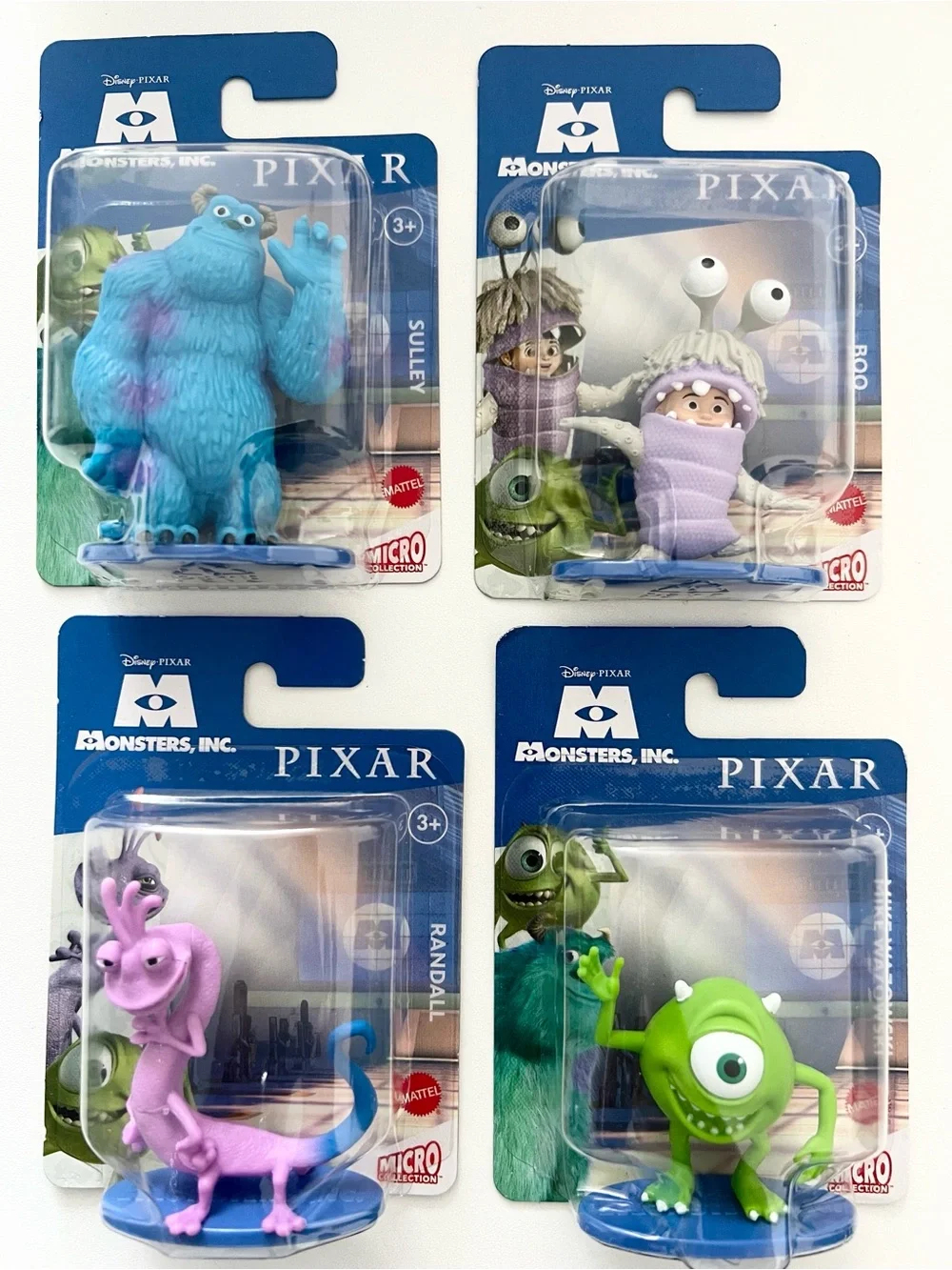 4 Monsters Inc. Toy Figures